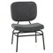 Upholstered Sherpa Accent Chair: Cozy Reading Chair with Soft Sponge Padding